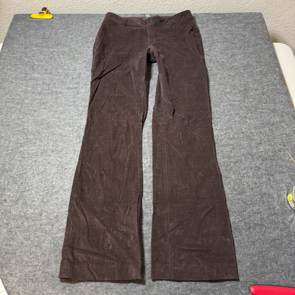 VTG 90s Banana Republic Martin Brown Corduroy Pants Low Rise Flare Size 4